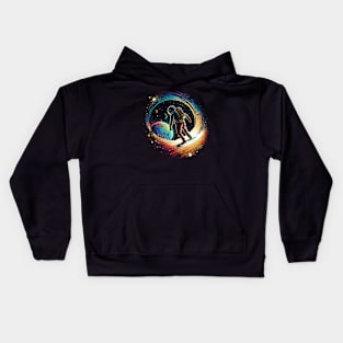 Space Surfer Kids Hoodie